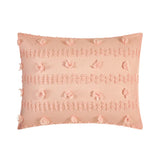 Chic Home Ahtisa Comforter Set Jacquard Floral Applique Design Bedding Blush