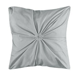 Chic Home Fay Comforter Set Ruched Color Block Design Bed In A Bag Navy