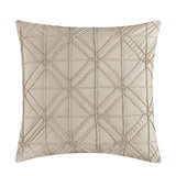 Chic Home Meredith Comforter Set Plush Ribbed Chevron Design Bedding Beige
