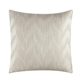 Chic Home Meredith Comforter Set Plush Ribbed Chevron Design Bedding Beige