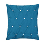 Chic Home Stieg 10 Pieces Comforter Set Complete BIB Pleated Ruched Ruffled Bedding With Sheet Set & Decorative Pillows Shams Teal