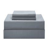 Chic Home Elegant Reversible Adler Motif 10 Pieces Comforter Bed In A Bag Sheets Decorative Pillows & Shams Grey
