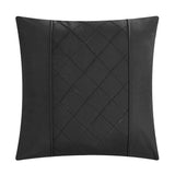 Chic Home Mycroft Pinch Pleated Ruffled Bed In A Bag Soft Microfiber Sheets 10 Pieces Comforter Decorative Pillows & Shams Black