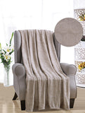 Ceasar Soft Plush Contemporary Embossed Collection All Season Throw 50