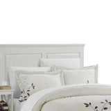 Chic Home Kathy Kaylee Floral Embroidered Bed In A Bag 7 Pieces Duvet Cover Set Beige