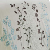 Chic Home Kathy Kaylee Floral Embroidered Bed In A Bag 7 Pieces Duvet Cover Set - Queen 90x92, Beige