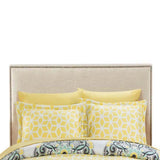Chic Home Ibiza Majorca Medallion Reversible Bed In A Bag 7 Pieces Duvet Cover Set - Full/Queen 86x86, Yellow