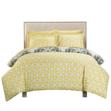 Chic Home Ibiza Majorca Medallion Reversible 3 Pieces Duvet Cover Set - King 106x92, Yellow