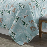 Shavel 100% Polyester Luxury Micro Flannel Reverse to Sherpa Wonderland Electric Blanket Winter