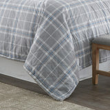 Shavel 100% Polyester Luxury Micro Flannel Reverse to Sherpa Carlton Plaid Electric Blanket