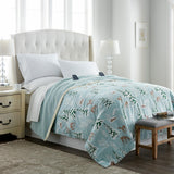 Shavel 100% Polyester Luxury Micro Flannel Reverse to Sherpa Wonderland Electric Blanket Winter