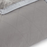 Shavel Micro Flannel High Quality Heating Technology Ultra Velvet Reversible Electric Blanket - Smoke.
