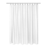 Carnation Home Standard Size 100% Cotton Waffle Weave Shower Curtain, white.