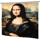 Carnation Home Fashions "Mona Lisa" Museum Collection 100% Polyester Fabric Shower Curtain - Multi 70x72"