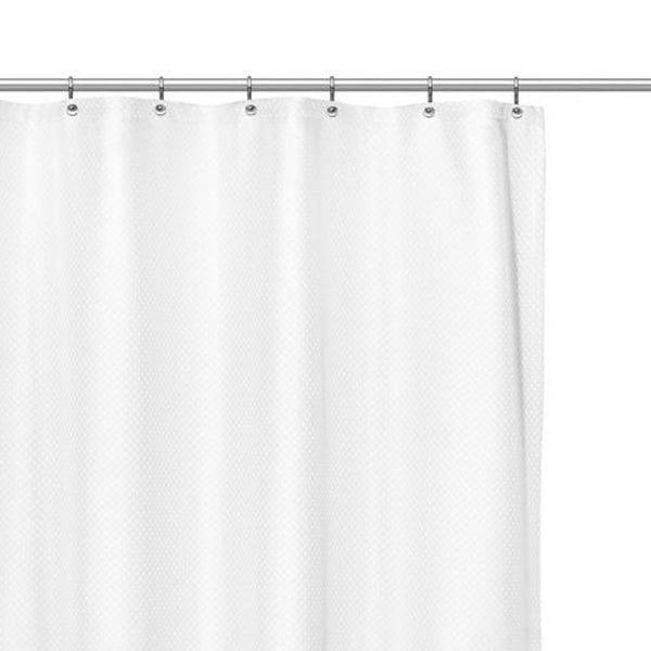 Carnation Home Fashions "Grace" Jacquard Stall Size Shower Curtain - 54" x 78",