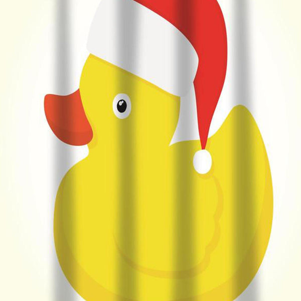 Carnation Home Fashions "Christmas Ducky" Fabric Shower Curtain - Multi 70x72