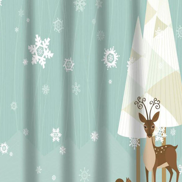 Carnation Home Fashions "Forest Friends" Fabric Shower Curtain - Multi 70x72