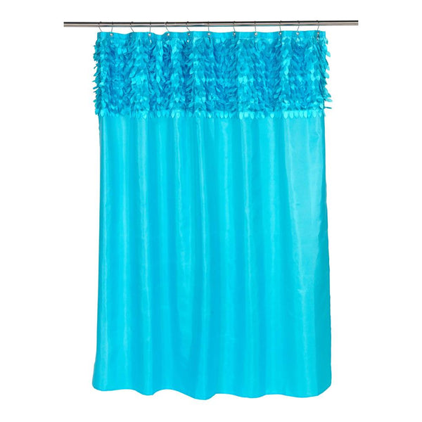 Carnation Home Fashions "Jasmine" Fabric Shower Curtain - 70x72