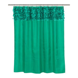 Carnation Home Fashions "Jasmine" Fabric Shower Curtain - 70x72"