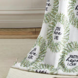 Plazatex Faith Hope And Love Micro plush Decorative All Season Multi Color 50" X 70" Throw Blanket