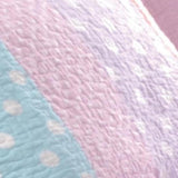 Greenland Home Fashion Polka Dot Stripe Quilt And Pillow Sham Set - Multi
