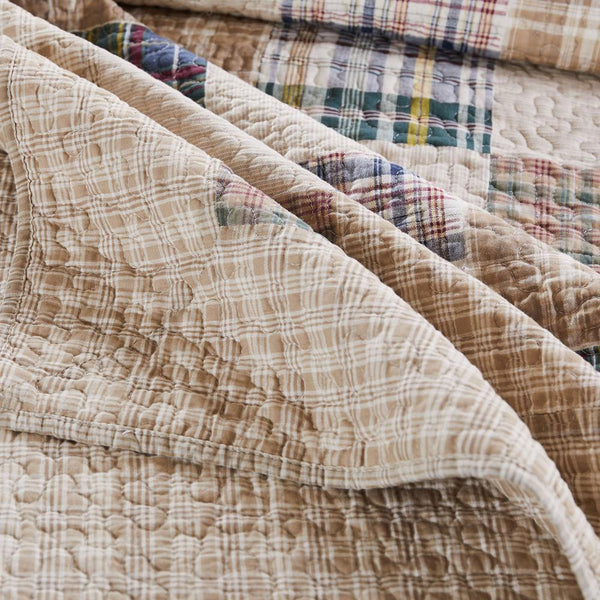 Greenland Home Fashion Oxford Quilt And Pillow Sham Set - Multi