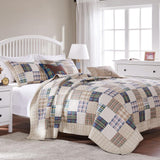 Greenland Home Fashion Oxford Quilt And Pillow Sham Set - Multi