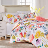 Greenland Home Fashion Watercolor Dream Quilt Set - Multi