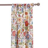 Greenland Home Fashion Astoria Sun Protection Window Curtain Panel Pair With Tie Backs - 2 - Piece - White