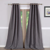 Greenland Home Fashion Vashon Window Panel Pair - Gray 42x84