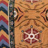 Greenland Home Fashions Farah Machine Quilted 100% Cotton Sham Multicolor