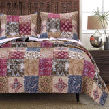 Greenland Home Fashion Charmed Sham - Cranberry