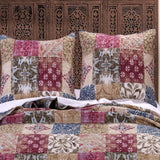 Greenland Home Fashion Charmed Sham - Cranberry