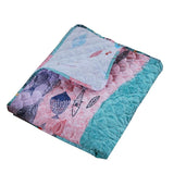 Greenland Home Fashion Mermaid Accessory Throw Blanket - Multi 50x60"