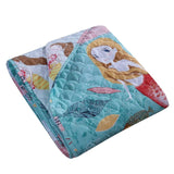 Greenland Home Fashion Mermaid Accessory Throw Blanket - Multi 50x60"