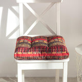 Barefoot Bungalow Gold Rush Luxury Modern Design Rustic American Beauty Furniture Cushion Chair Pad Each Chair Pad 18"x18" Multicolor
