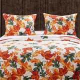 Barefoot Bungalow Falling Leaves Reversible Cotton Pillow Sham - Multicolor