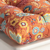 Greenland Home Astoria Style All Season Full Comfortable Premium Quality Chair Pad, Spice