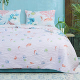 Barefoot Bungalow Sarasota Reversible Quilt And Pillow Sham Set - King 105x95", Multicolor