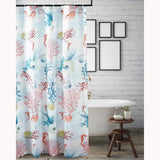 Barefoot Bungalow Sarasota Square Bath Shower Curtain - 72x72", Multicolor