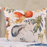 Barefoot Bungalow Willow Forest Creatures Perfect Pillow Sham - Multicolor