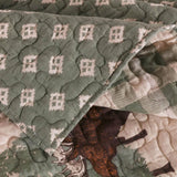 Greenland Home Fashion Moose Creek Quilt And Pillow Sham Set - Multi