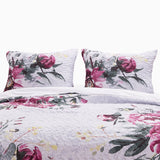 Greenland Home Fashion Rose Touch Floral Print Reversible Pillow Sham - Multi