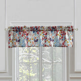 Barefoot Bungalow Perry Placid Window Valance With 2" Header And 3" Rod Pocket - 84x16", Multicolor