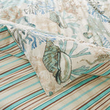 Barefoot Bungalow Atlantis Luxurious Comfortable 3 Pieces Duvet Cover Set Jade