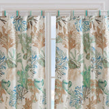 Barefoot Bungalow Atlantis Curtain Panel Pair - Set of 2 - 42x63" and 3x24", Jade