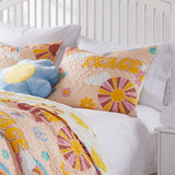 Greenland Home Fashion Cassidy Pillow Sham - Standard 20x26", Peach