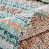 Barefoot Bungalow Phoenix Quilt and Pillow Sham Set - Turquoise