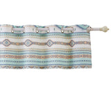 Greenland Home Fashions Barefoot Bungalow Phoenix Window Valance - 84x16