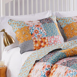 Greenland Home Fashions Barefoot Bungalow Carlie Pillow Sham - King 20x36", Calico